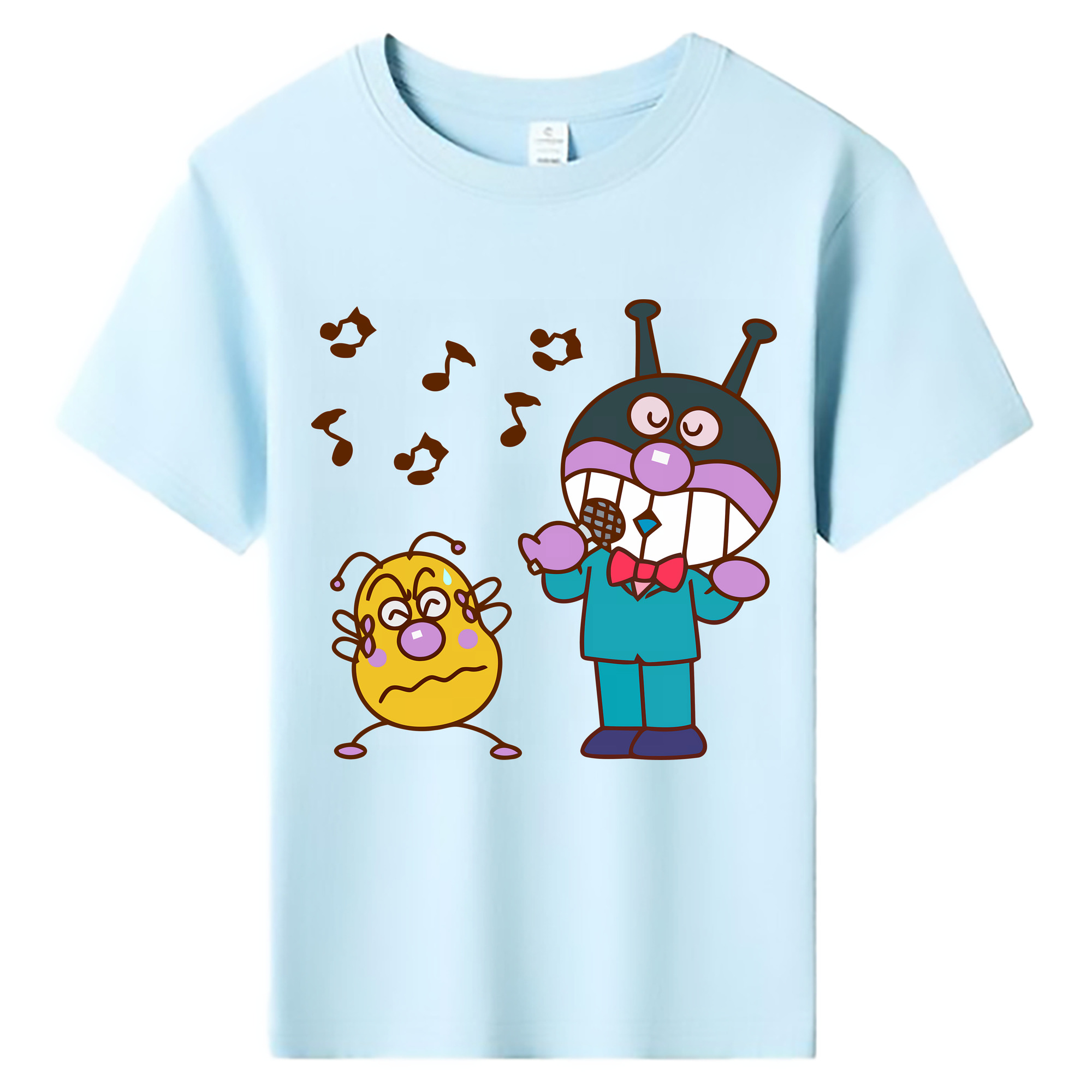 （画像用） アンパンマン Anpanman 綿100％キッズTシャツ（フロントプリント）